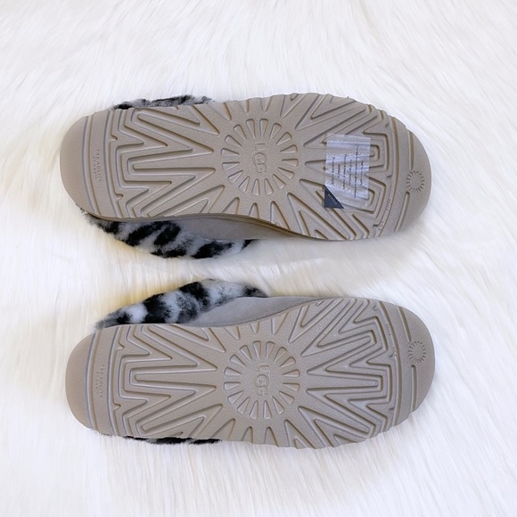 UGG Women’s Cluggette Leopard Goat Slippers - Picture 6 of 7